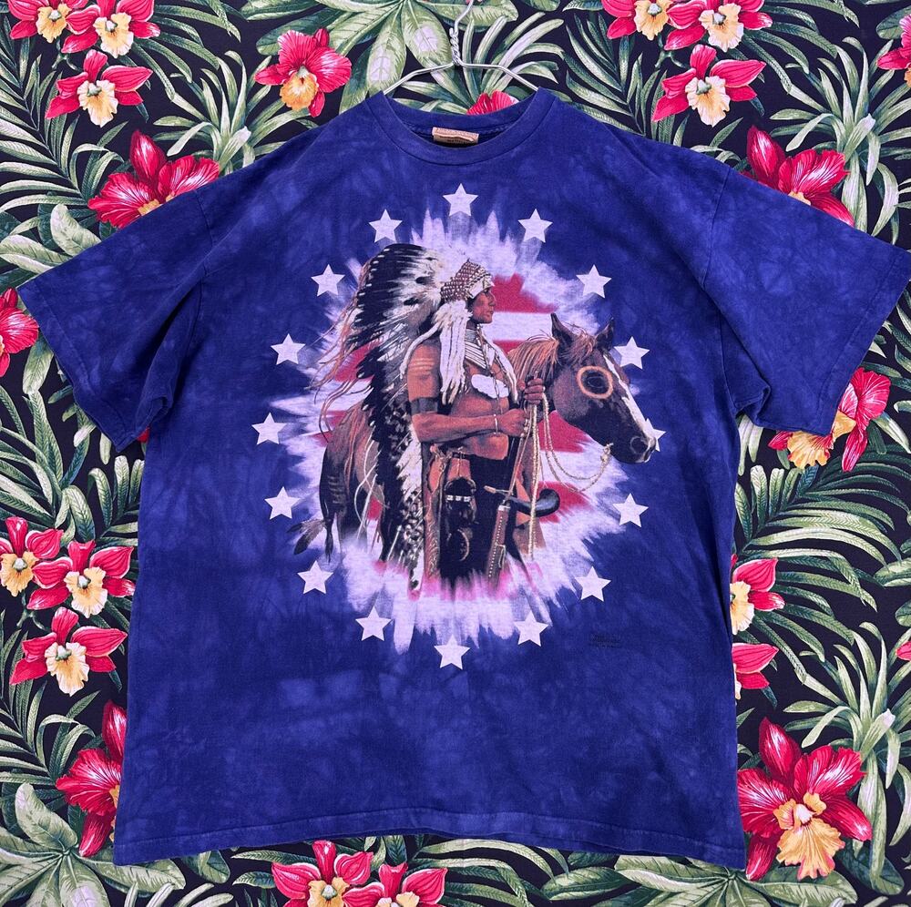 VTG 02 Native American Horse The Mountain Size 2XL